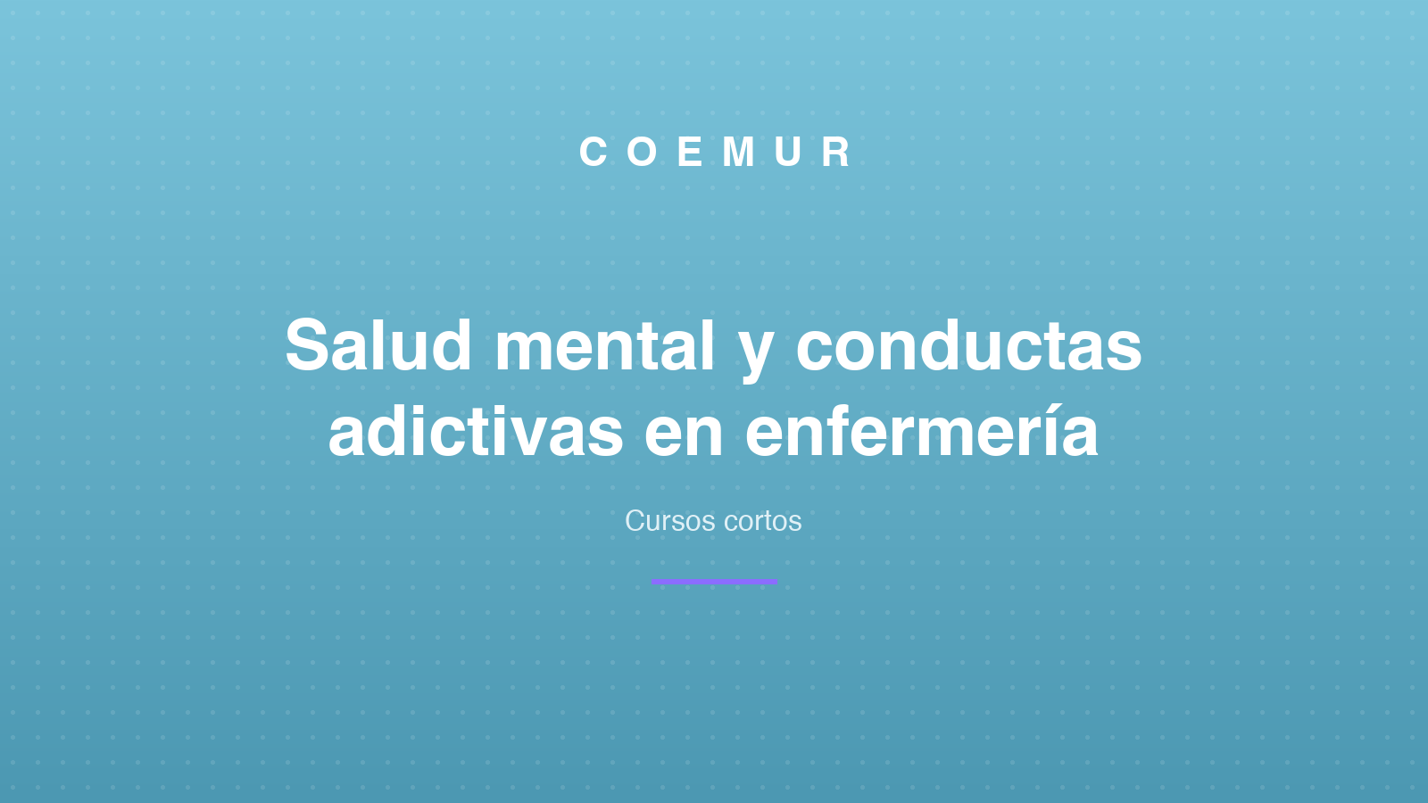 Salud mental y conductas adictivas en enfermería